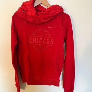 2016 Chicago Marathon Red Kangaroo Hoodie